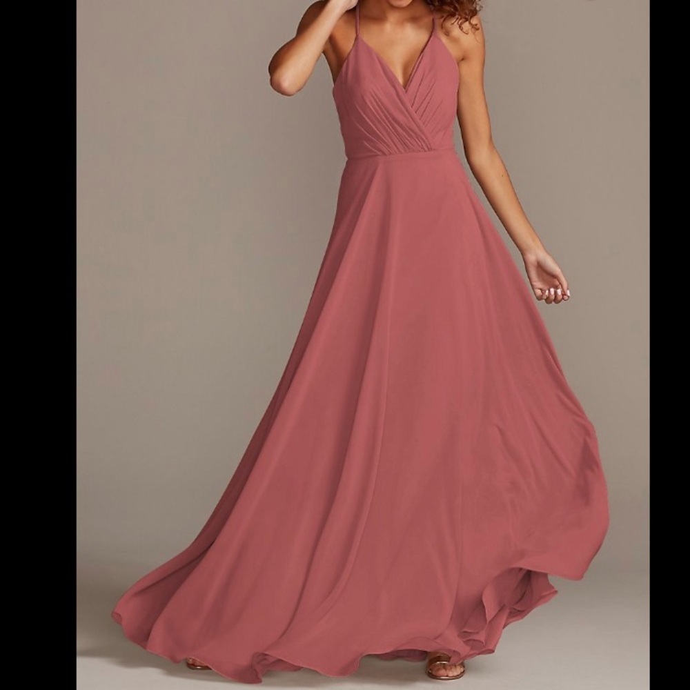 David’s bridal bridesmaid dress